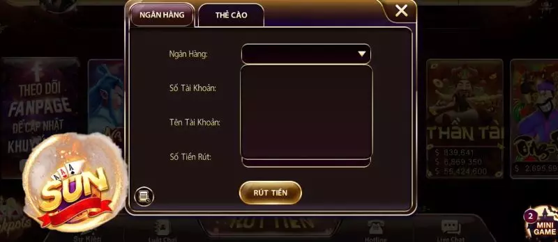 Hướng dẫn chi tiết thao tác rút tiền cực kỳ đơn giản 